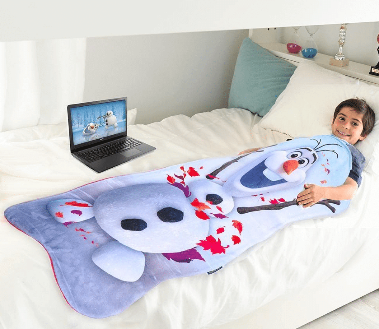 Kid Wrapped in Blanket