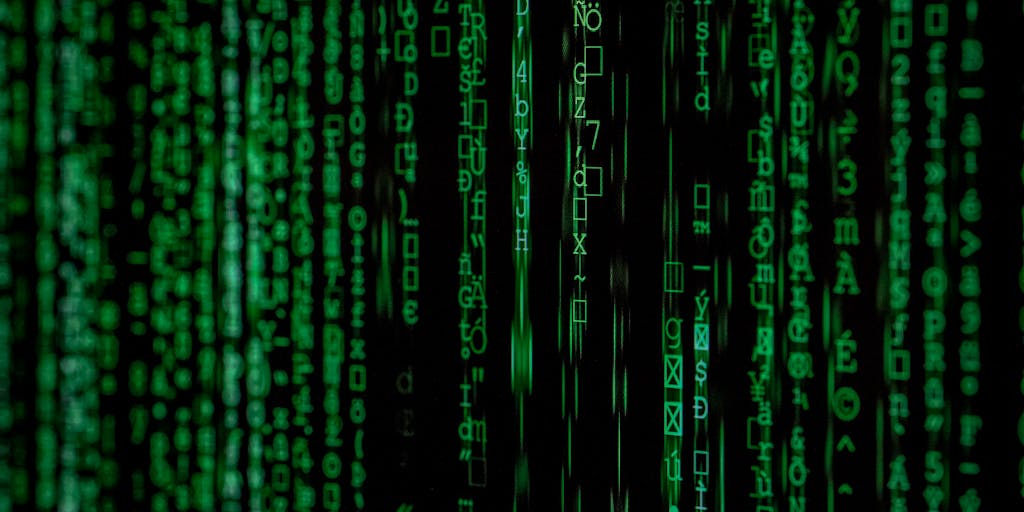 A conceptual image of a shield made of binary code, with the Yesware logo prominently displayed in the center. The shield is set against a dark background, symbolizing cybersecurity and protection, while light beams emanate from the logo, representing trust and reliability.