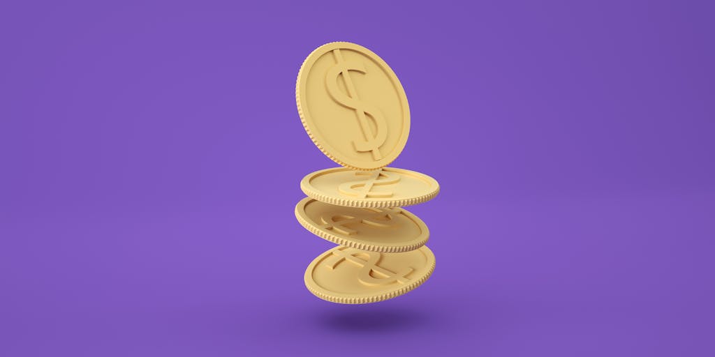 An artistic representation of a scale balancing coins on one side and a digital representation of Anymailfinder's features on the other. This image should convey the idea of value for money and the importance of choosing the right pricing plan.